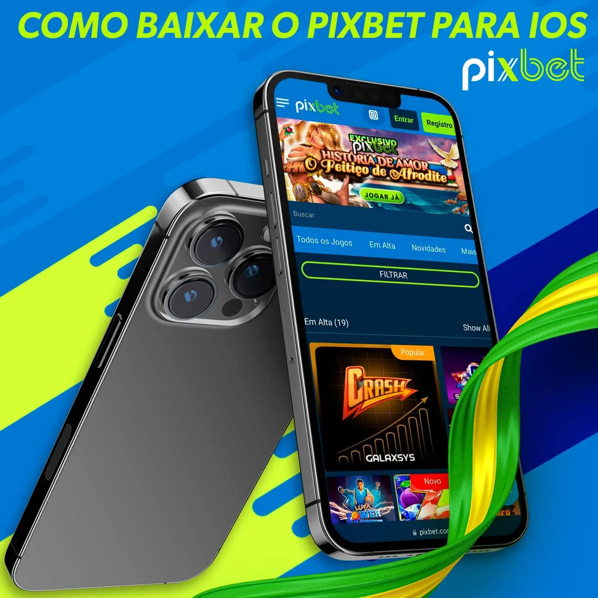 Como baixar o aplicativo Pixbet para iOS