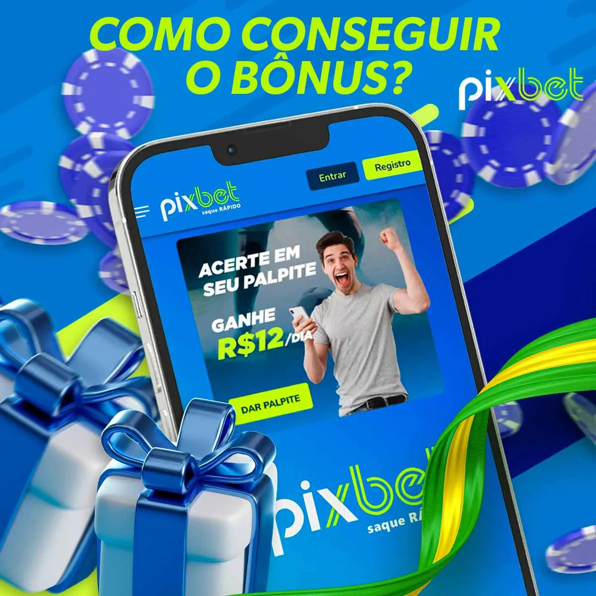 Como usar o bônus no aplicativo Pixbet?