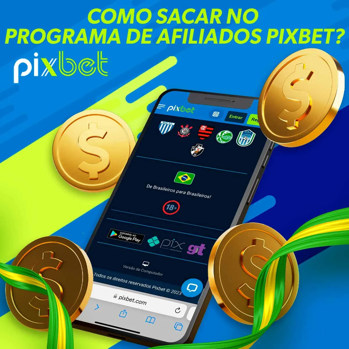 Como sacar no programa de afiliados Pixbet?