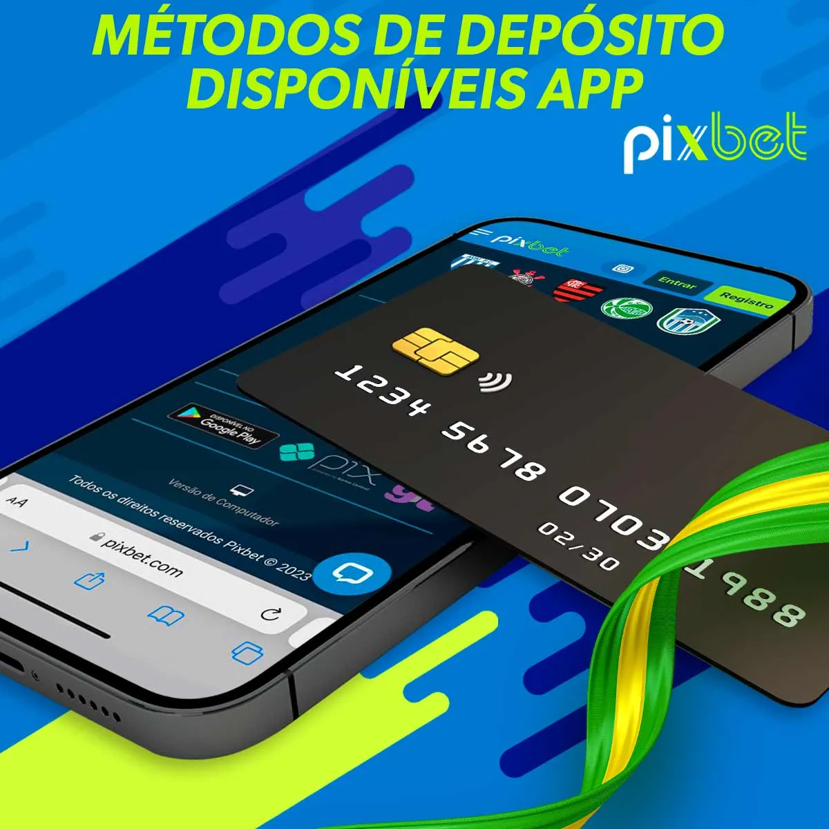 Métodos de depósito no aplicativo Pixbet Brasil