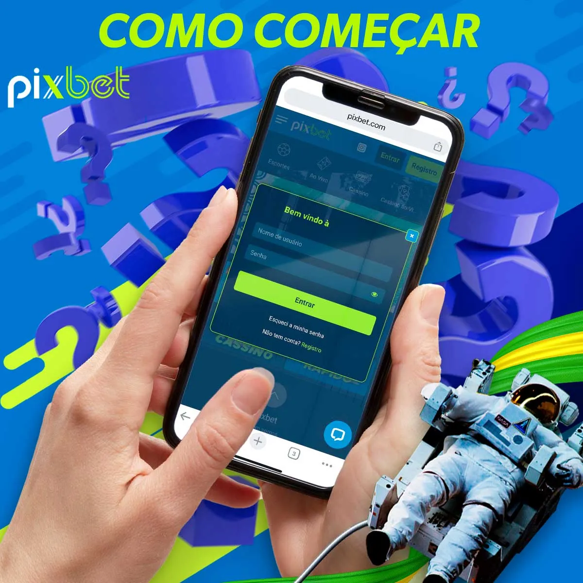 Por onde começar a jogar Spaceman da Pixbet