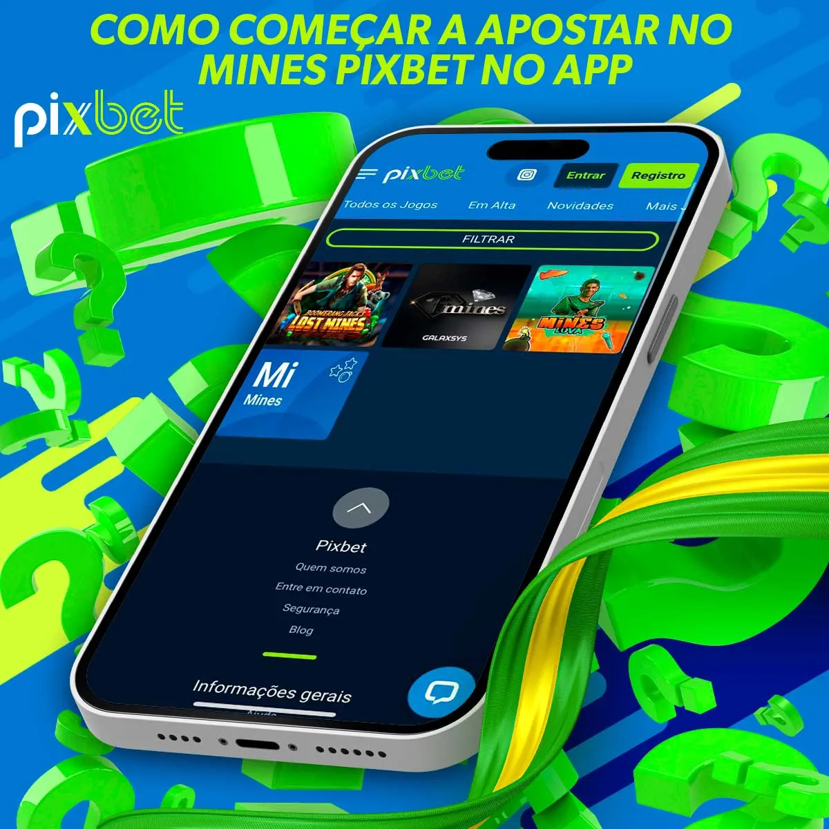 Por onde começar a jogar Mines da Pixbet