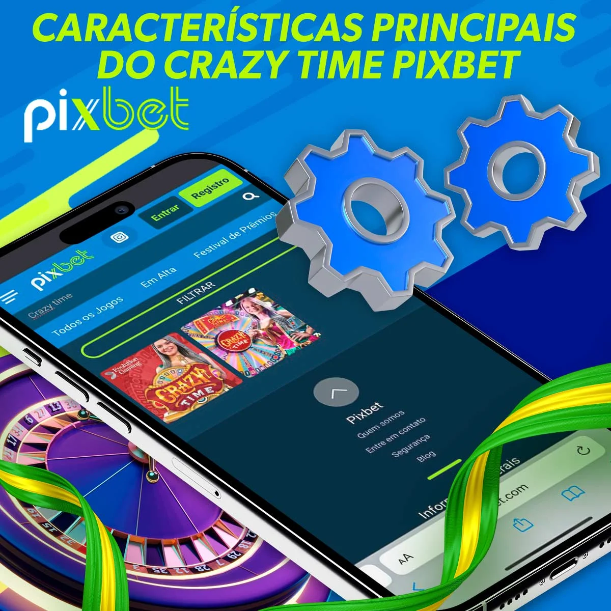 Crazy Time PixBet's Crazy Time características e funções do jogo