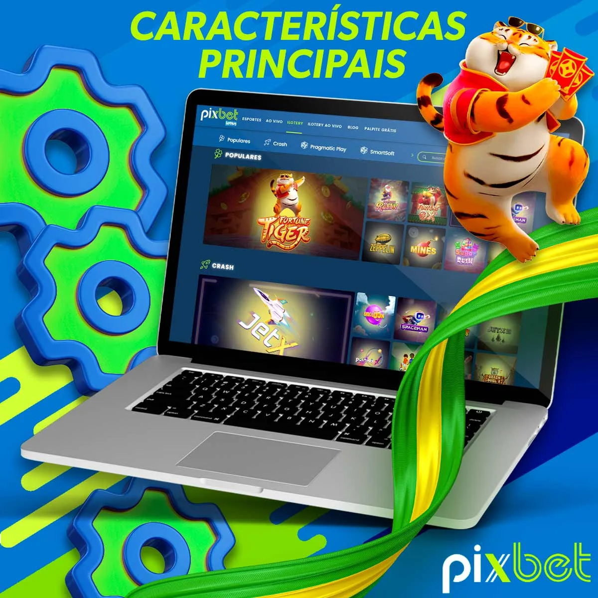 Quais são os recursos e as características do jogo Fortune Tiger Pixbet?