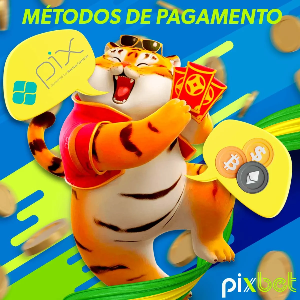 Quais são os métodos de pagamento oferecidos pelo PixBet?