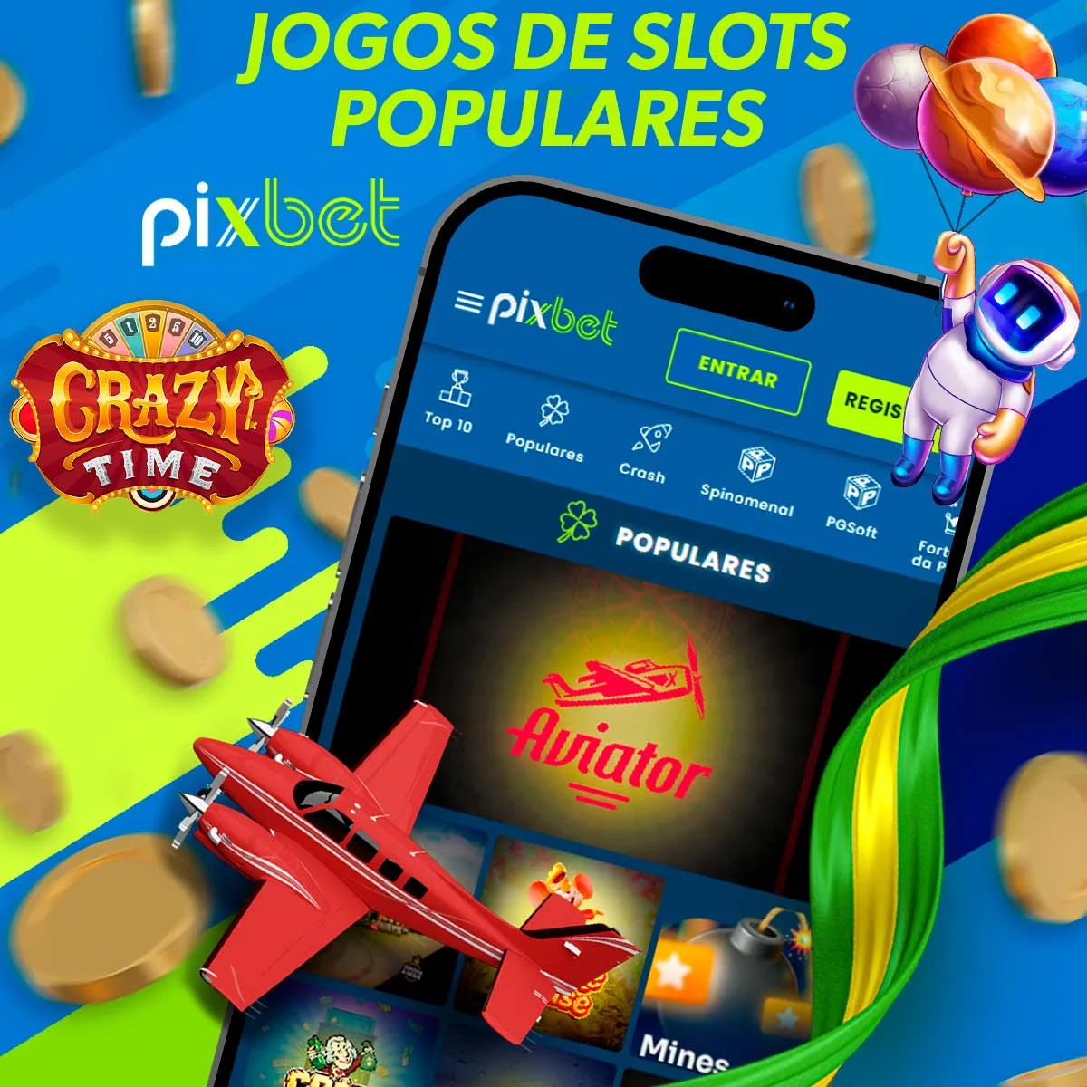 Informações sobre as máquinas caça-níqueis populares em Pixbet